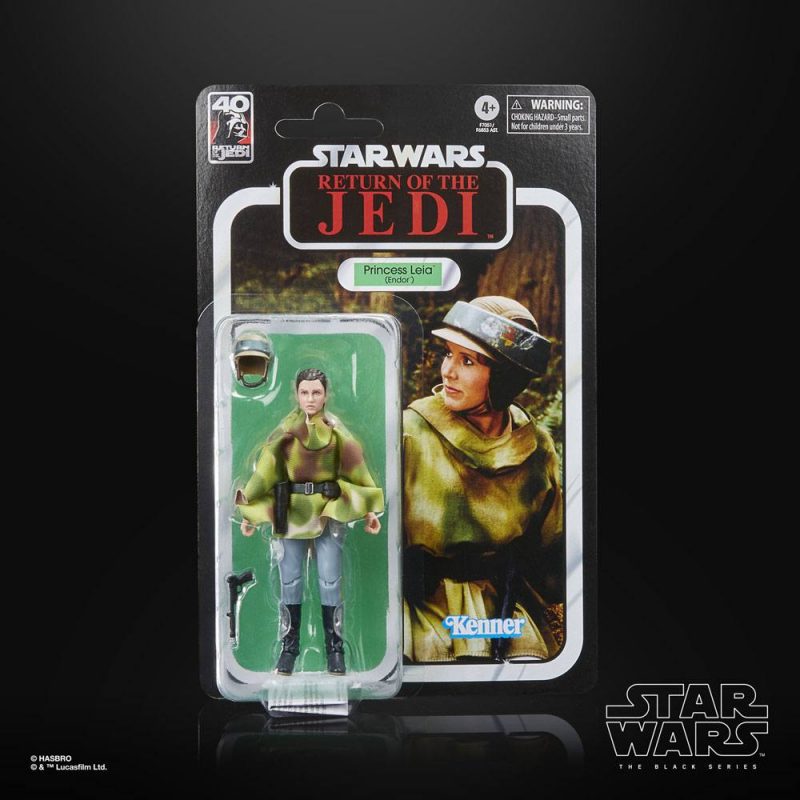Star Wars Episode VI 40th Anniversary Black Series Action Figure Princess Leia (Endor) 15 cm