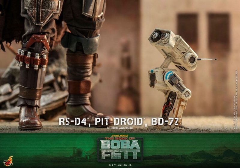 Star Wars The Mandalorian Action Figures 1/6 R5-D4, Pit Droid, & BD-72 - immagine 5