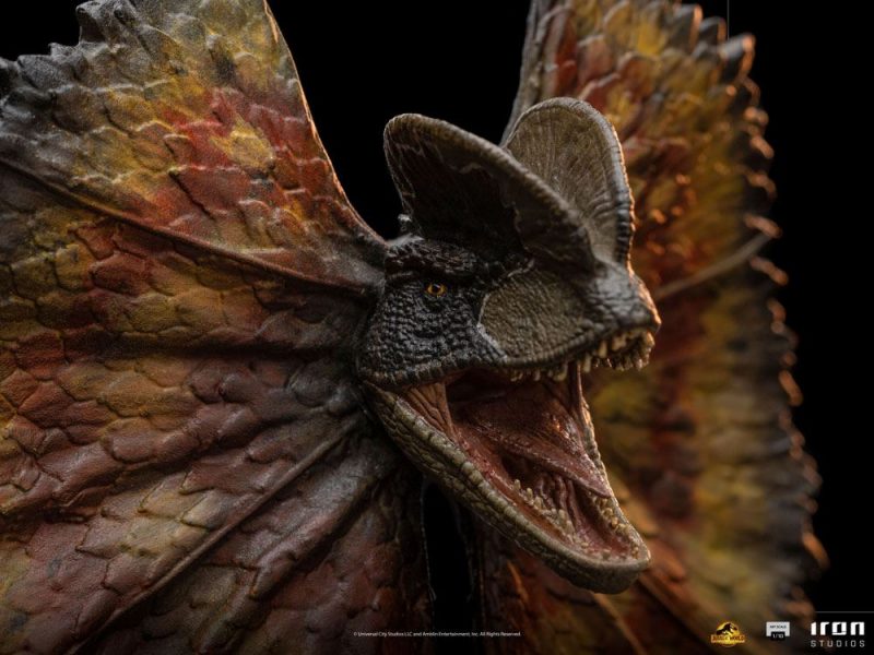 Jurassic World Dominion Art Scale Statue 1/10 Dilophosaurus 13 cm - immagine 5