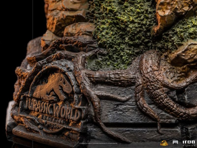Jurassic World Dominion Art Scale Statue 1/10 Dilophosaurus 13 cm - immagine 6