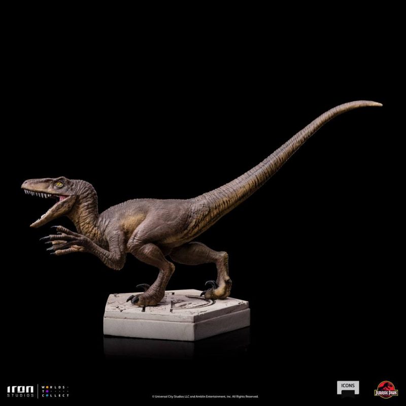 Jurassic World Icons Statue Velociraptor A 9 cm - immagine 2