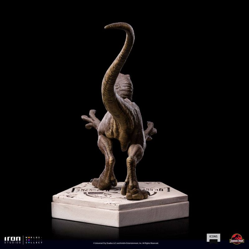 Jurassic World Icons Statue Velociraptor A 9 cm - immagine 3