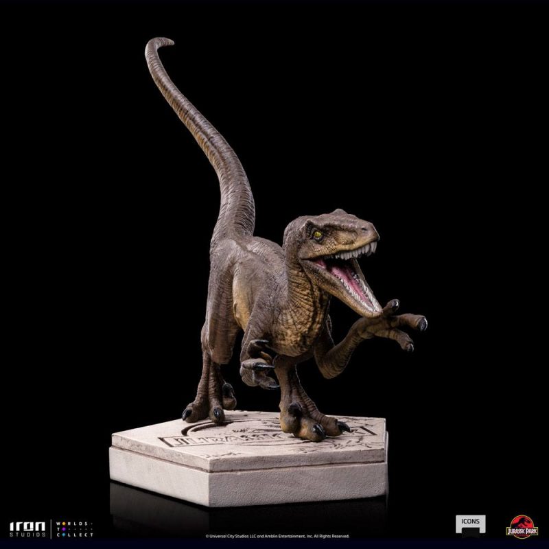 Jurassic World Icons Statue Velociraptor A 9 cm - immagine 5