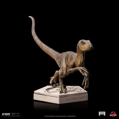 Jurassic World Icons Statue Velociraptor B 9 cm