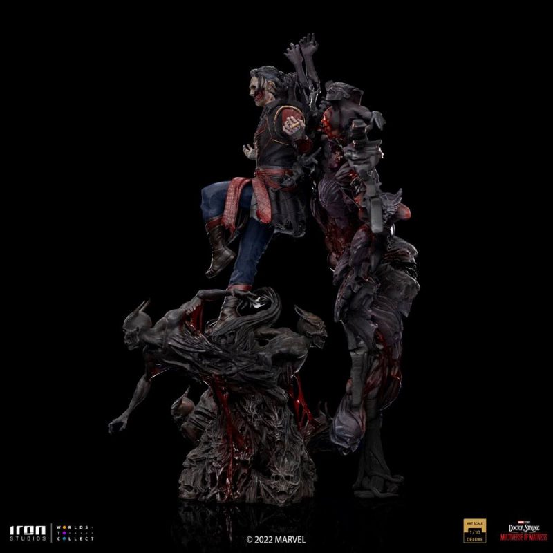 Doctor Strange in the Multiverse of Madness Art Scale Statue 1/10 Dead Defender Strange Deluxe 31 cm - immagine 2