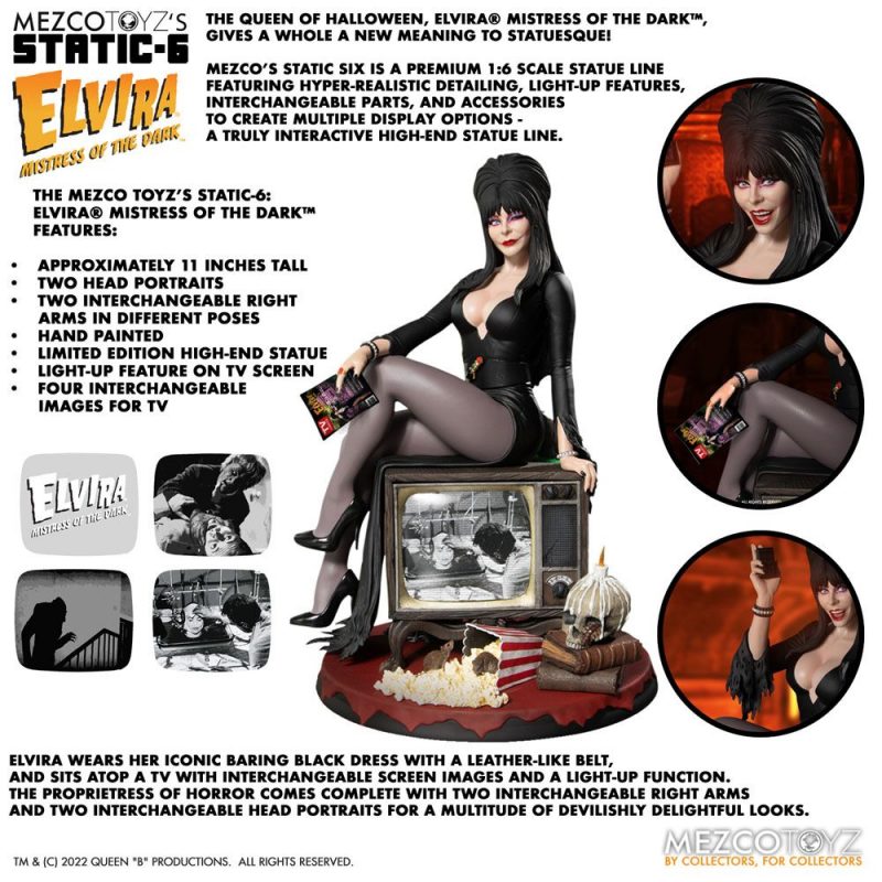 ELVIRA MISTRESS OF THE DARK STATIC-6 STATUE - immagine 6