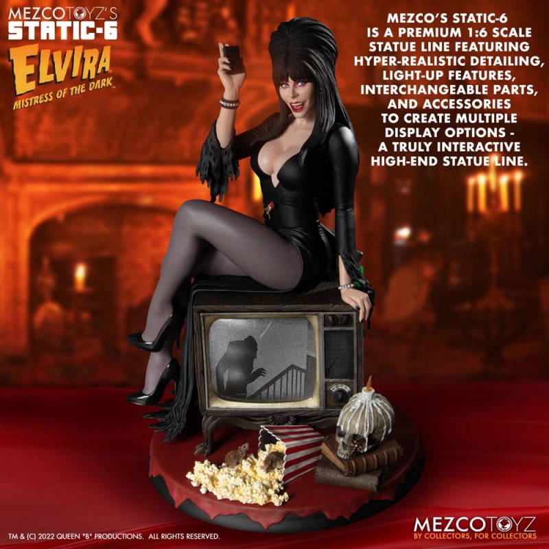 ELVIRA MISTRESS OF THE DARK STATIC-6 STATUE - immagine 5