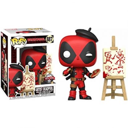 Marvel Deadpool 30th Anniversary POP! Vinyl Figure Artist Deadpool 9 cm