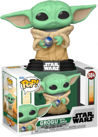 Star Wars The Book of Boba Fett POP! TV Vinyl Figure Grogu w/armor 9 cm