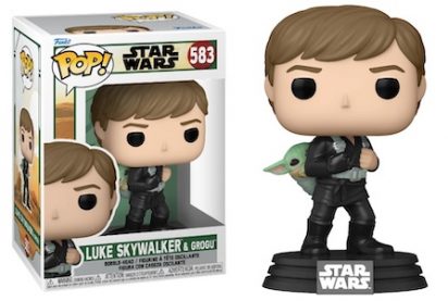 Star Wars The Book of Boba Fett POP! TV Vinyl Figure Luke Skywalker & Grogu 9 cm