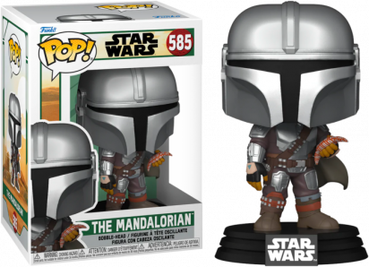 Star Wars The Book of Boba Fett POP! TV Vinyl Figure Mando w/pouch 9 cm