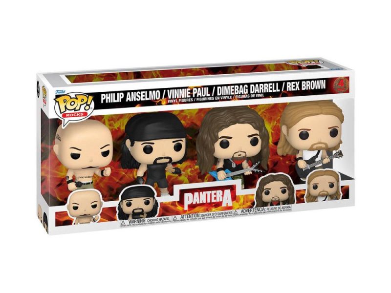 Pantera POP! Rocks Vinyl Figure 4-Pack 9 cm