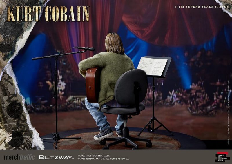 Kurt Cobain Superb Scale Statue 1/4 Unplugged 37 cm - immagine 2