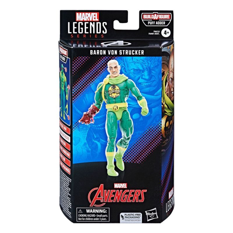 Marvel Legends Action Figure Puff Adder BAF: Baron von Strucker 15 cm