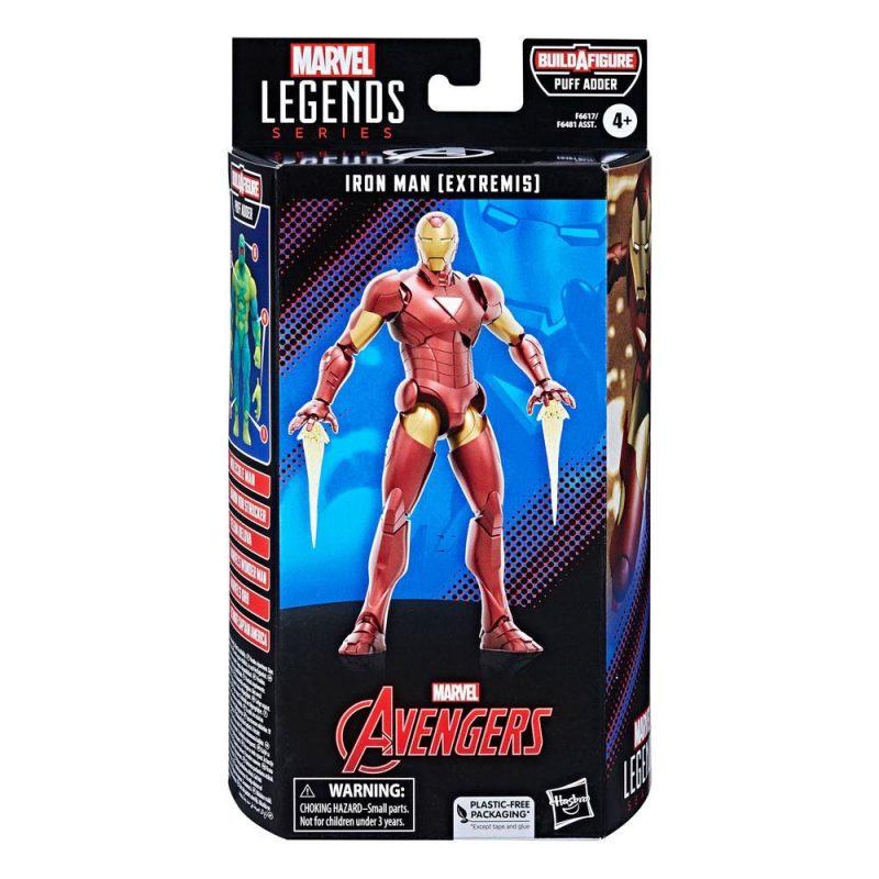 Marvel Legends Action Figure Puff Adder BAF: Iron Man (Extremis) 15 cm