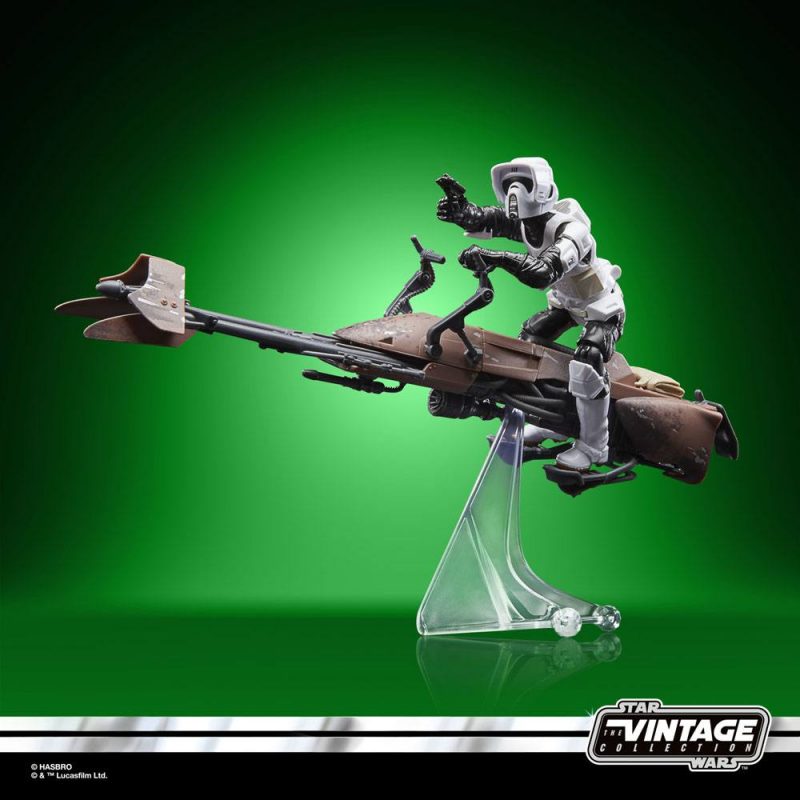 Star Wars Episode VI Vintage Collection Vehicle with Figure Speeder Bike & Scout Trooper - immagine 2