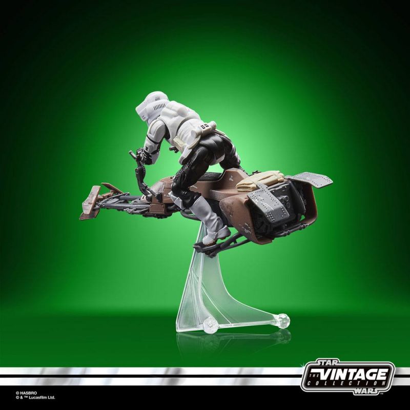 Star Wars Episode VI Vintage Collection Vehicle with Figure Speeder Bike & Scout Trooper - immagine 3