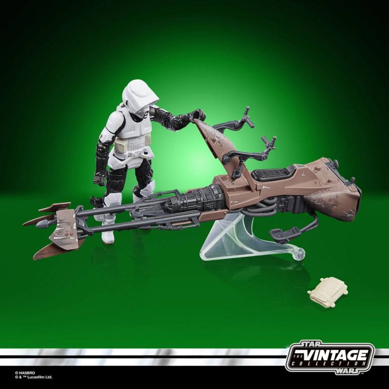 Star Wars Episode VI Vintage Collection Vehicle with Figure Speeder Bike & Scout Trooper - immagine 4