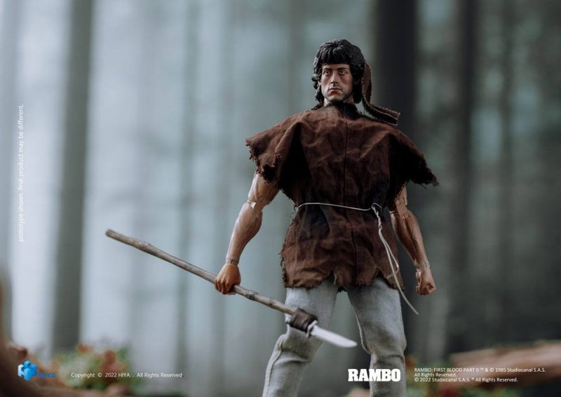 First Blood Exquisite Super Actionfigur 1/12 John Rambo 16 cm - immagine 6