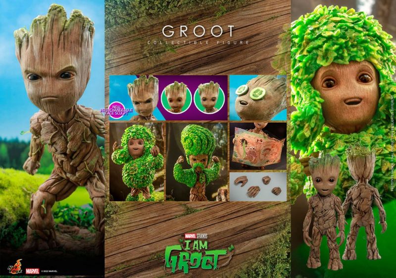 I Am Groot Action Figure Groot 26 cm - immagine 7