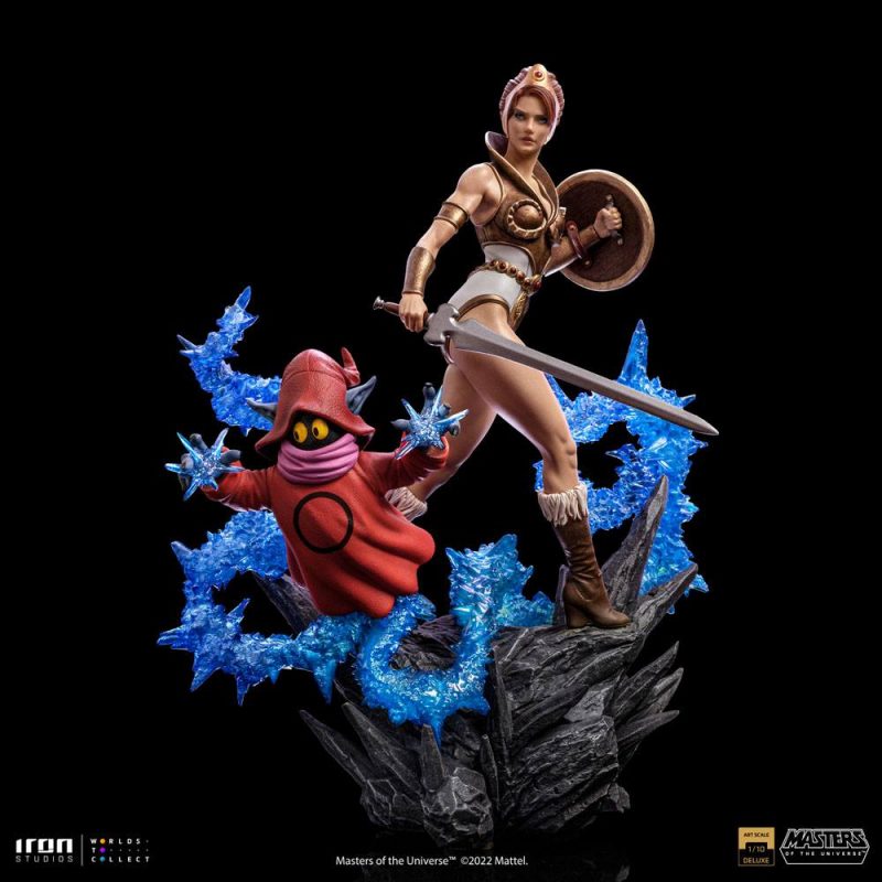 Masters of the Universe Deluxe Art Scale Statue 1/10 Teela & Orko 25 cm