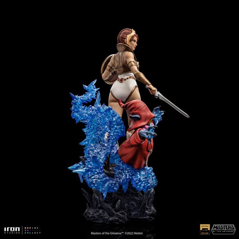 Masters of the Universe Deluxe Art Scale Statue 1/10 Teela & Orko 25 cm - immagine 2