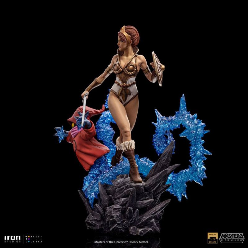 Masters of the Universe Deluxe Art Scale Statue 1/10 Teela & Orko 25 cm - immagine 4