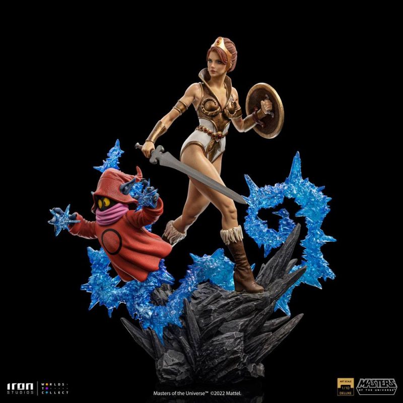 Masters of the Universe Deluxe Art Scale Statue 1/10 Teela & Orko 25 cm