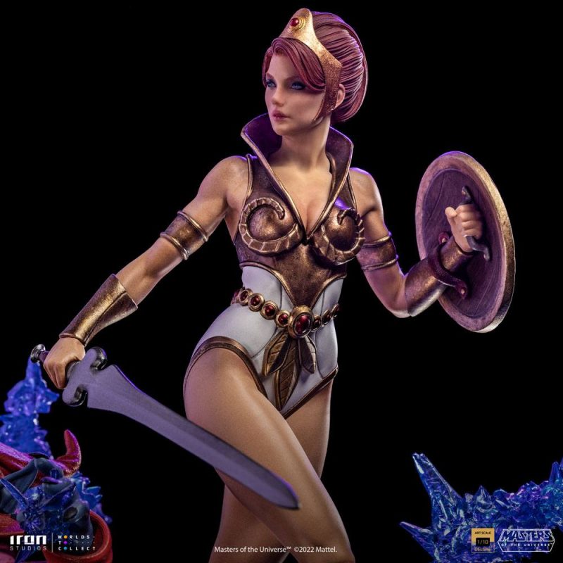 Masters of the Universe Deluxe Art Scale Statue 1/10 Teela & Orko 25 cm - immagine 7