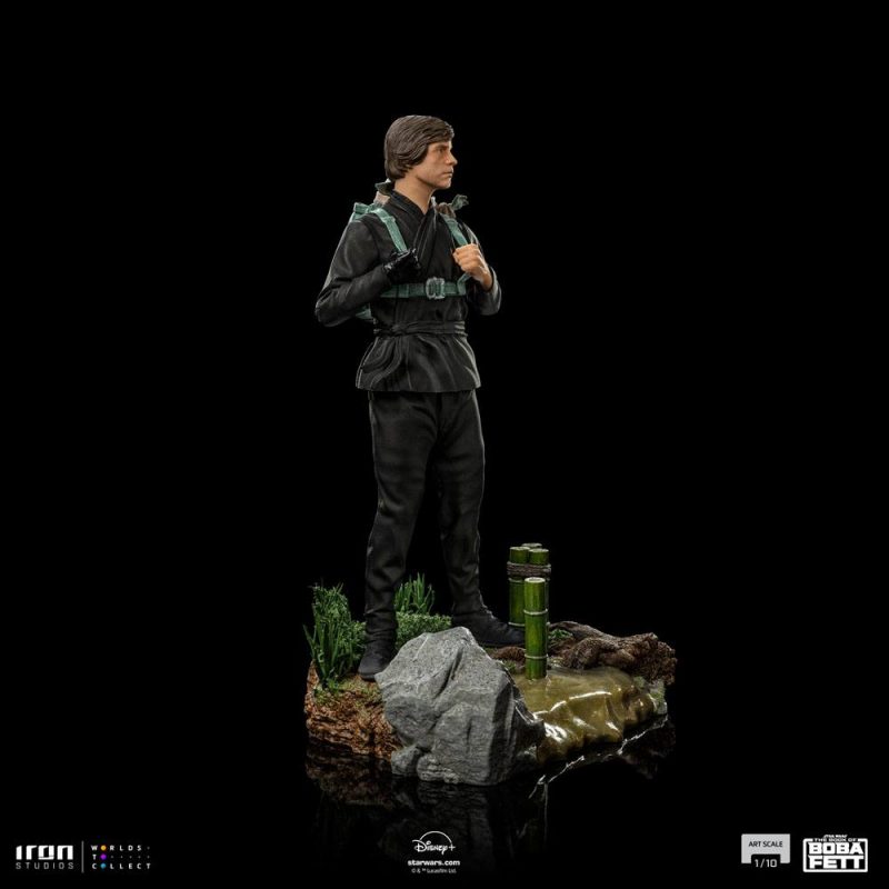 Star Wars Book of Boba Fett Art Scale Statue 1/10 Luke Skywalker & Grogu Training 20 cm - immagine 2