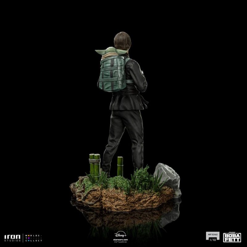 Star Wars Book of Boba Fett Art Scale Statue 1/10 Luke Skywalker & Grogu Training 20 cm - immagine 3