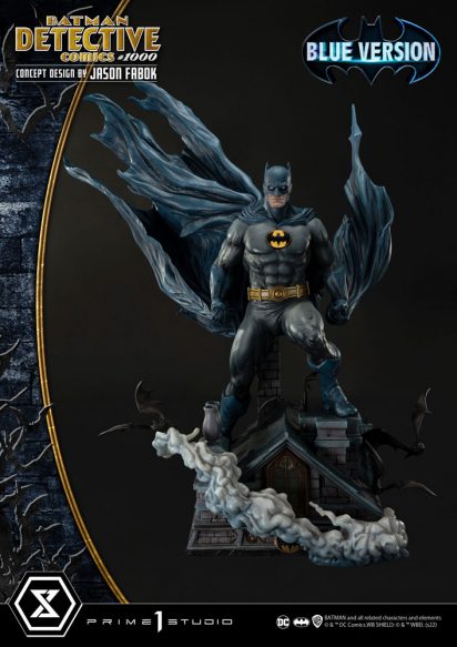 DC Comics Statue Batman Detective Comics #1000 Concept Design by Jason Fabok Blue Version 105 cm