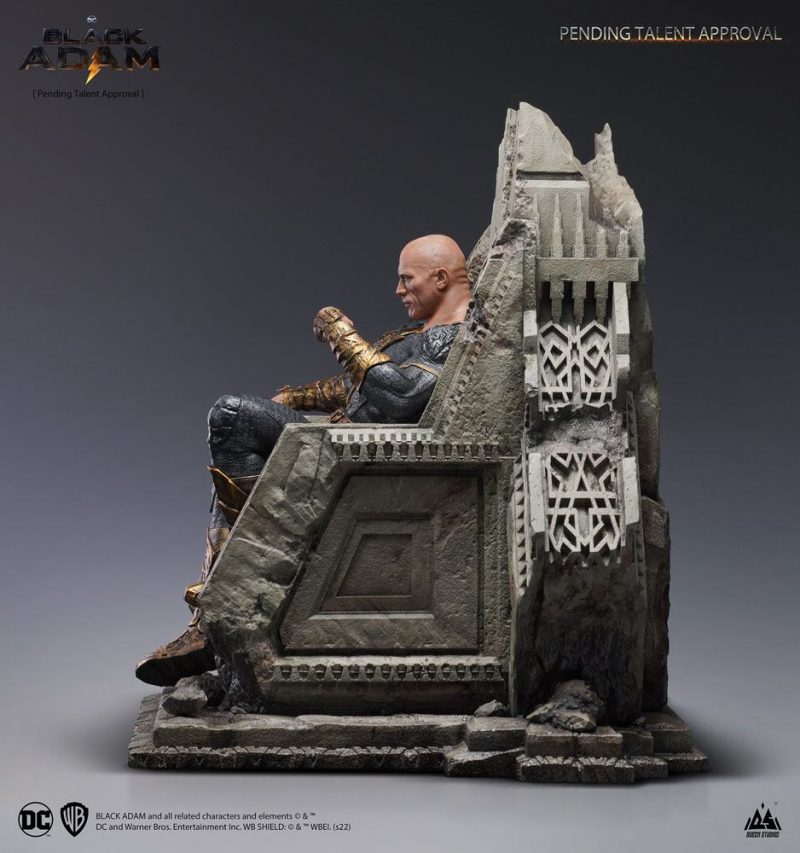 Black Adam Statue 1/4 Black Adam On Throne 53 cm - immagine 2