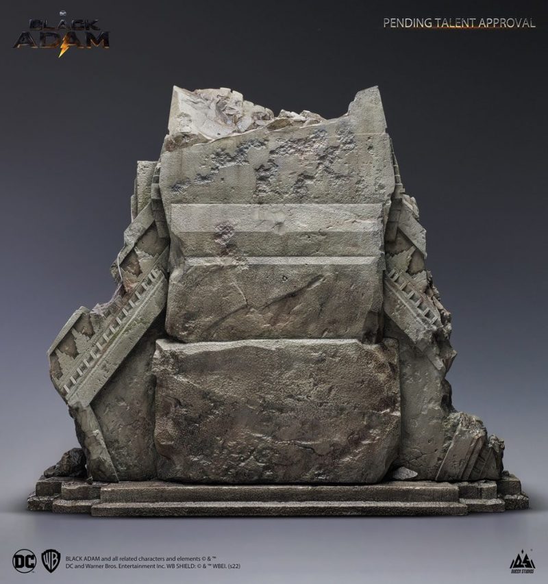 Black Adam Statue 1/4 Black Adam On Throne 53 cm - immagine 3