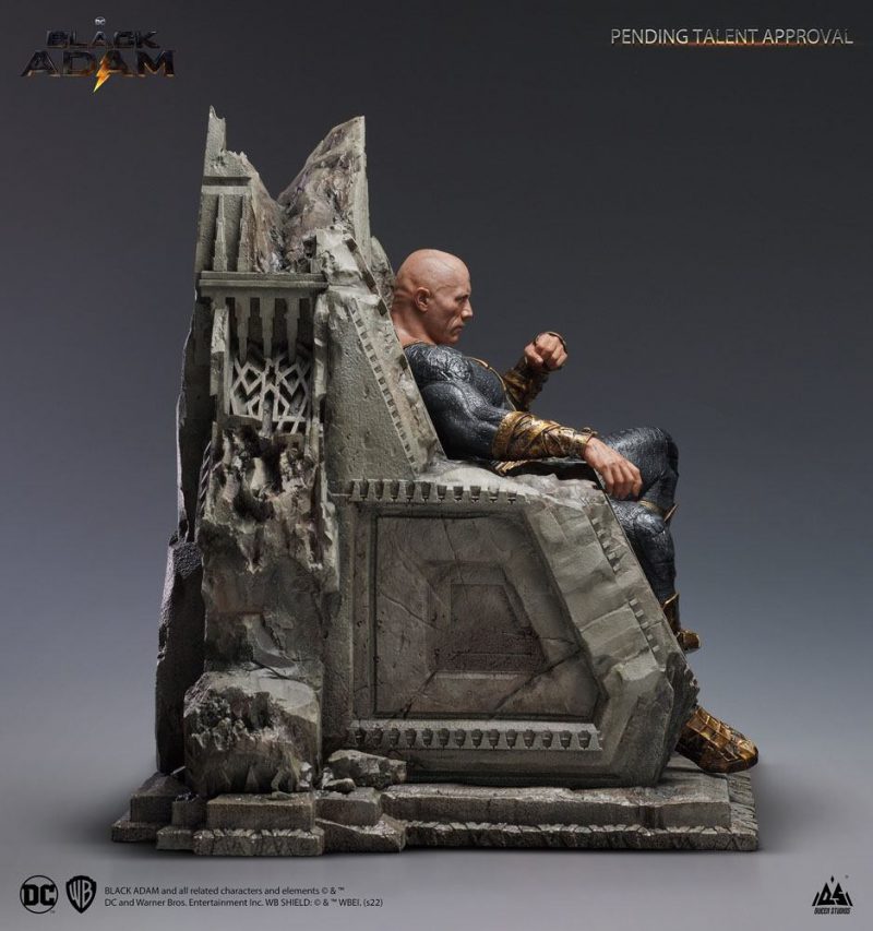 Black Adam Statue 1/4 Black Adam On Throne 53 cm - immagine 4