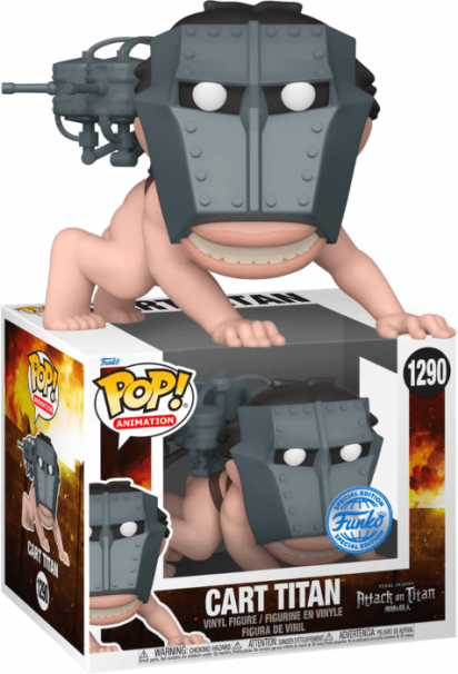Attack on Titan POP! Animation Super Sized Vinyl Figure Cart Titan 15 cm Limited