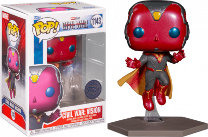 Captain America: Civil War POP! Vinyl Figure Vision Build-a Scene Limited