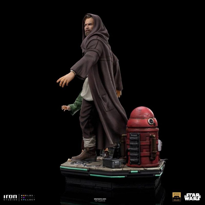 Star Wars: Obi-Wan Kenobi Deluxe Art Scale Statue 1/10 Obi-Wan & Young Leia 20 cm - immagine 2