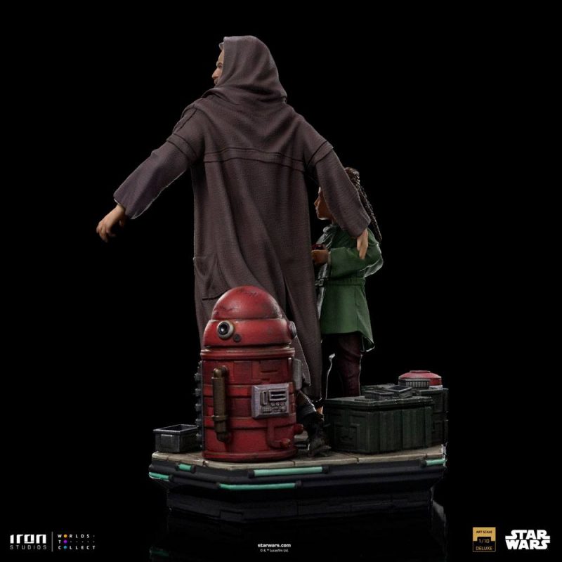 Star Wars: Obi-Wan Kenobi Deluxe Art Scale Statue 1/10 Obi-Wan & Young Leia 20 cm - immagine 3