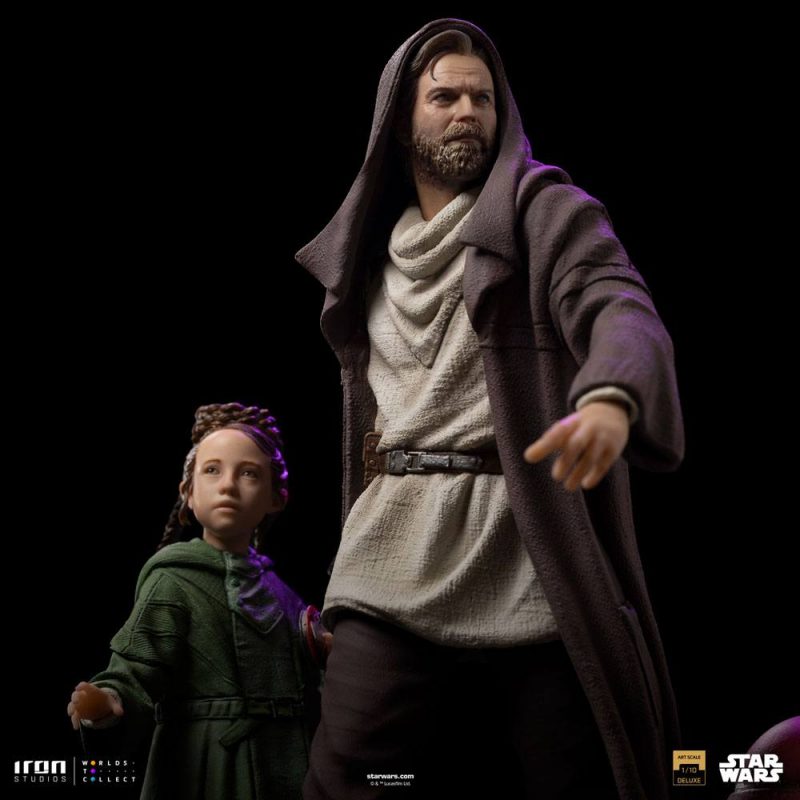 Star Wars: Obi-Wan Kenobi Deluxe Art Scale Statue 1/10 Obi-Wan & Young Leia 20 cm - immagine 5