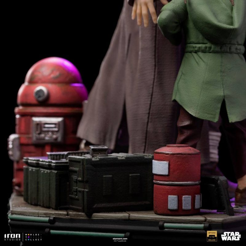 Star Wars: Obi-Wan Kenobi Deluxe Art Scale Statue 1/10 Obi-Wan & Young Leia 20 cm - immagine 7