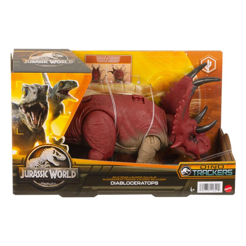 Jurassic World Dino Trackers Action Figure Wild Roar Diabloceratops