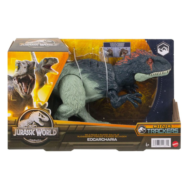 Jurassic World Dino Trackers Action Figure Wild Roar Eocarcharia