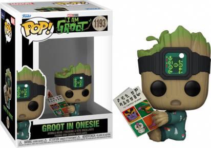I Am Groot POP! Vinyl Figure Groot PJs w/book 9 cm