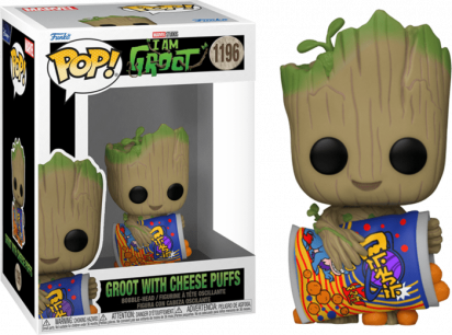 I Am Groot POP! Vinyl Figure Groot w/Cheese Puffs 9 cm