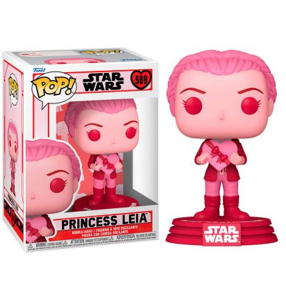Star Wars Valentines POP! Star Wars Vinyl Figure Leia 9 cm
