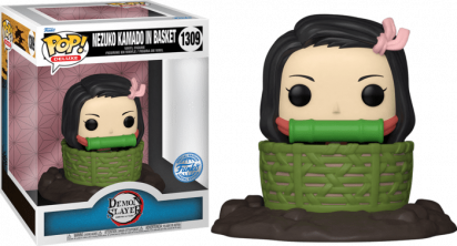 Demon Slayer POP! Deluxe Vinyl Figure Nezuko Kamado in Basket Limited 9 cm
