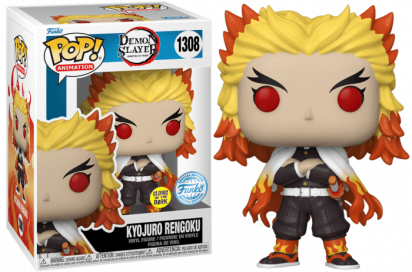 Demon Slayer POP! Vinyl Figure Kyojuro Rengoku Glow in the Dark Limited 9 cm