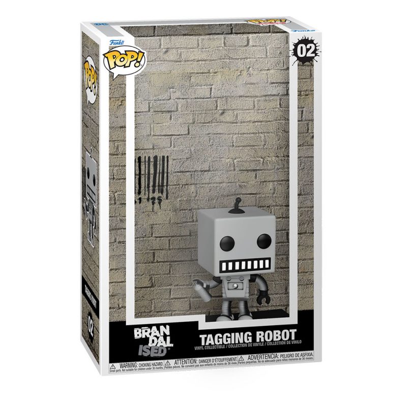 Brandalised Art Cover POP! Vinyl Figure Tagging Robot 9 cm