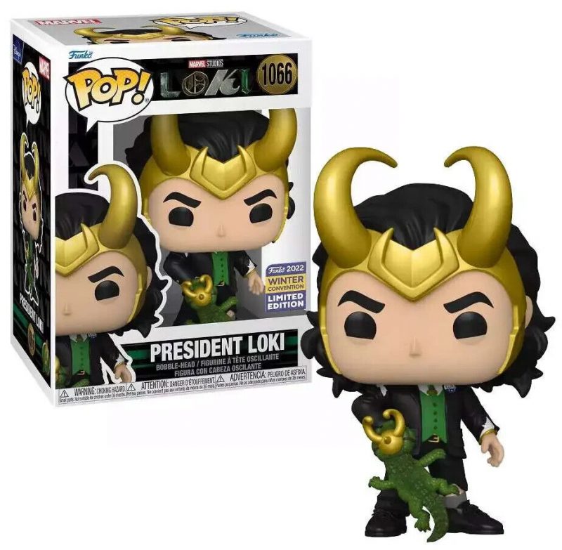 Loki POP! Vinyl Figure President Loki 9 cm Limited Edition (con bollino Winter Convention 2022)